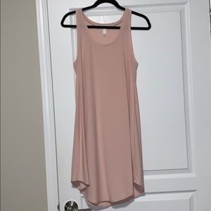Pink leith tank dress